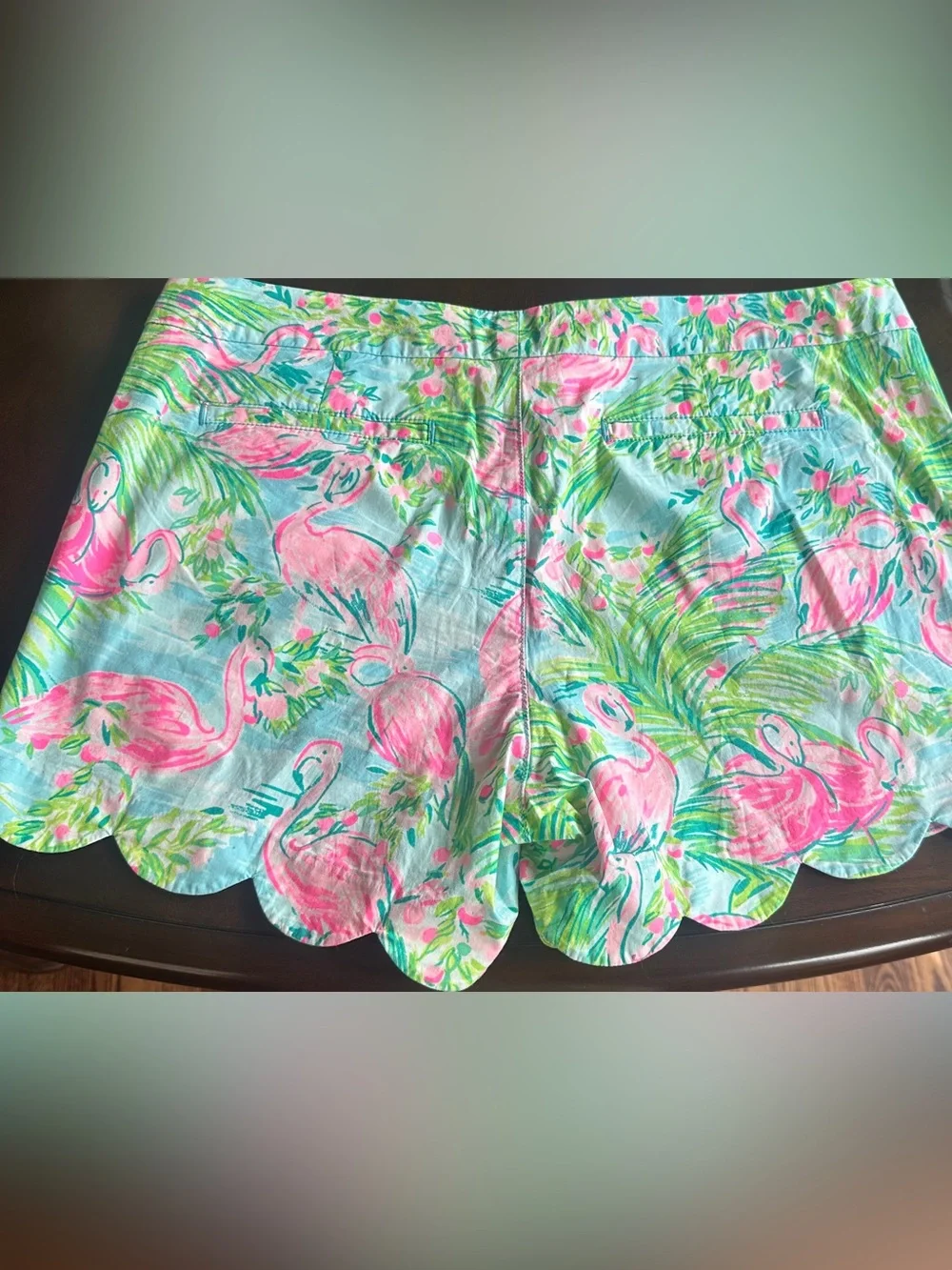Lilly Pulitzer Buttercup Shorts, Floridita Flamingo, Size 14‎